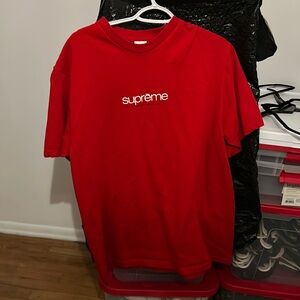 Red supreme T-shirt